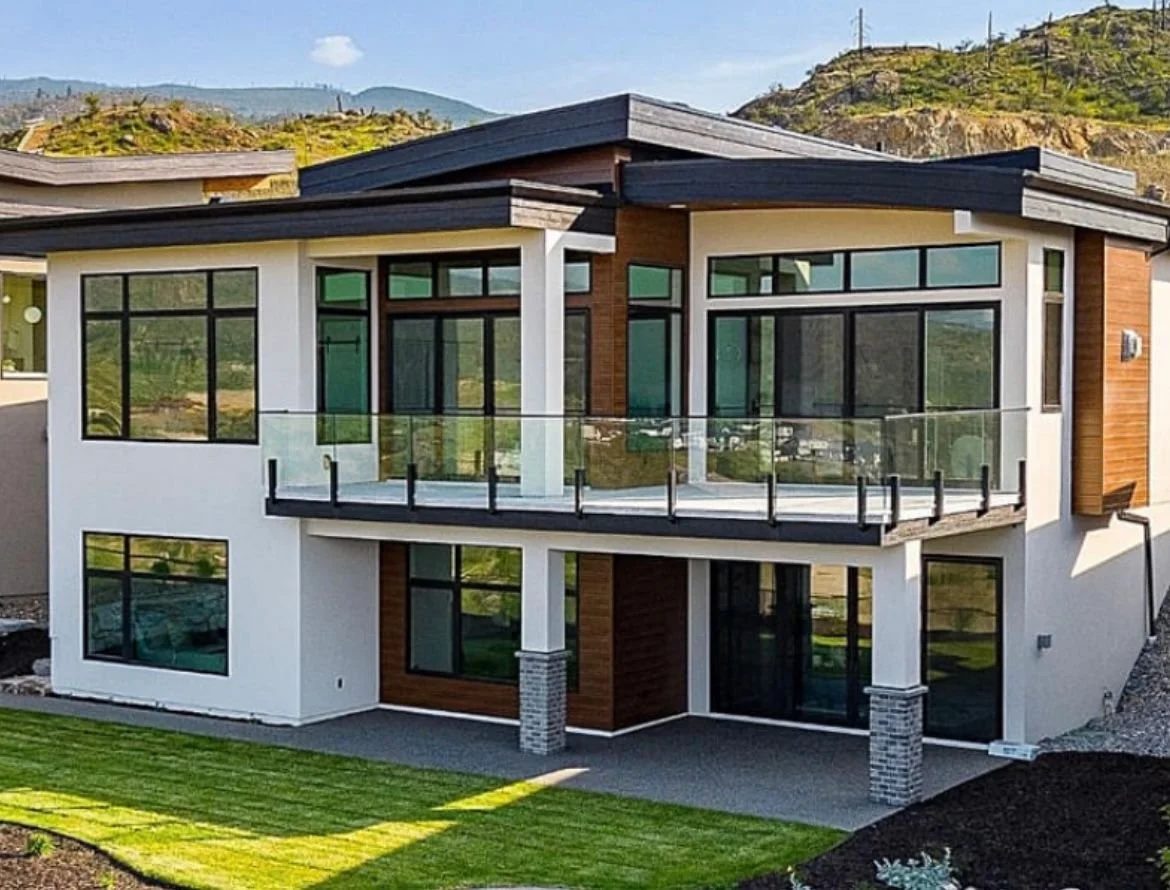 Custom home exterior